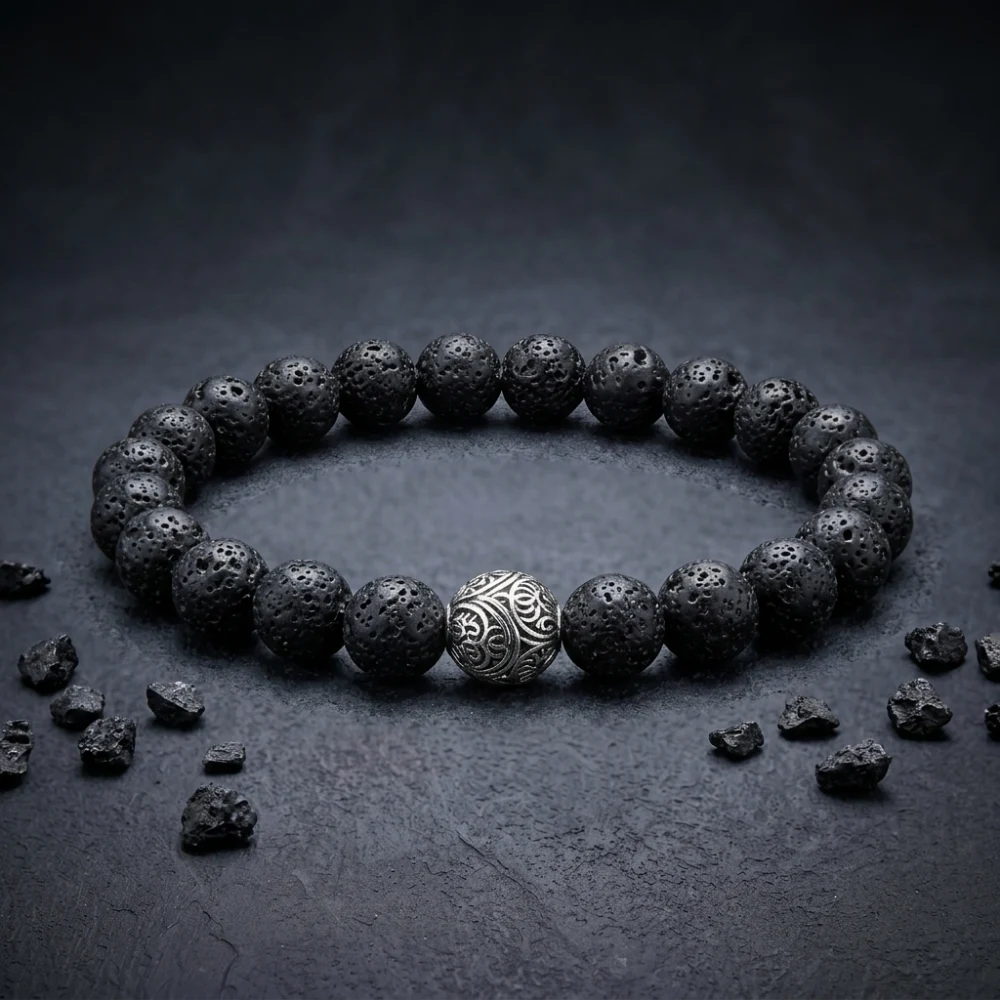 Silver Relic Lava Stone