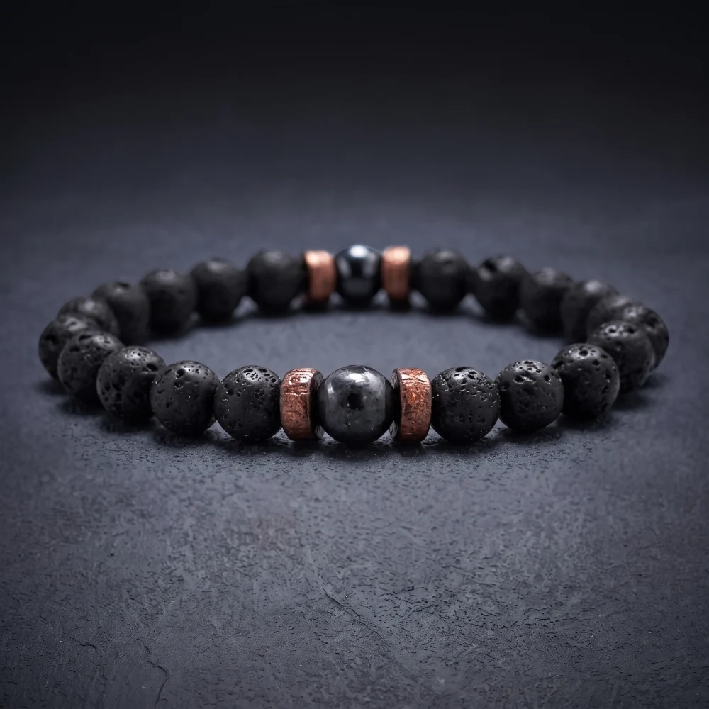 Volcanic Bead Lava Stone view 1