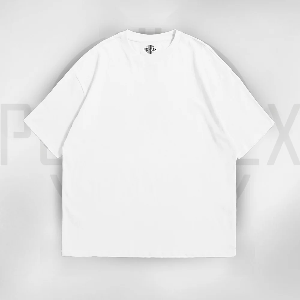 Premium Solid White Drop Tees